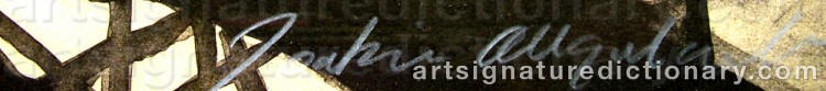 Signature by Joakim ALLGULANDER