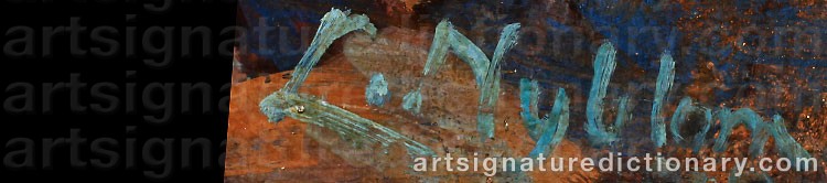 Signature by Lennart NYBLOM