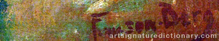 Signature by Folke ‘F W-Son’ WILHELMSSON-BERG