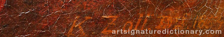 Signature by Kilian Christoffer ZOLL
