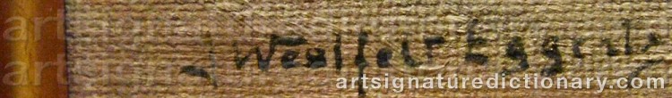 Signature by Ingeborg WESTFELT-EGGERTZ