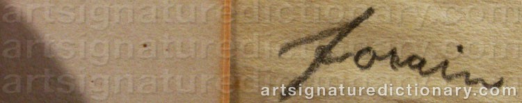 Signature by Jean Louis FORAIN