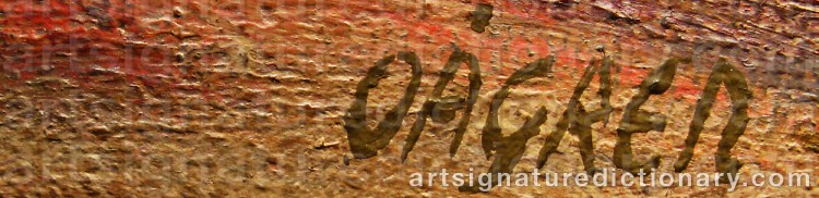 Signature by Olof ‘Olle’ ÅGREN