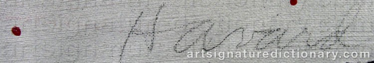 Signature by James HAVARD