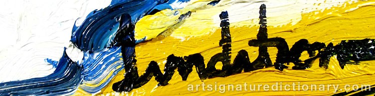 Close-up details showing Bengt LINDSTRÖM signature forgery characteristics