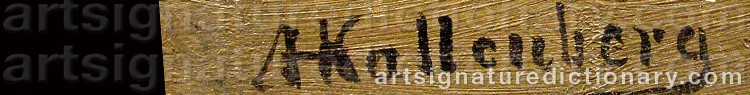 Signature by Anders KALLENBERG
