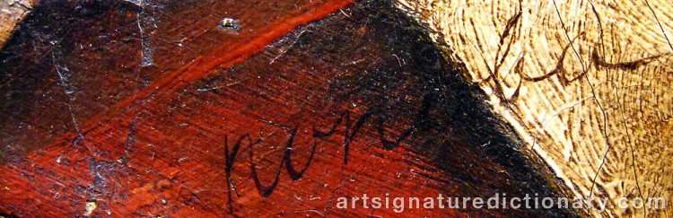 Forged signature of Liubov Sergeevna POPOVA