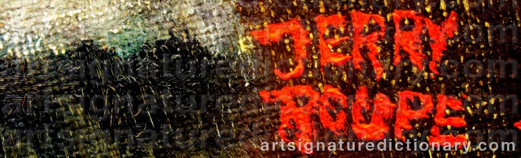Signature by Jerry ROUPE