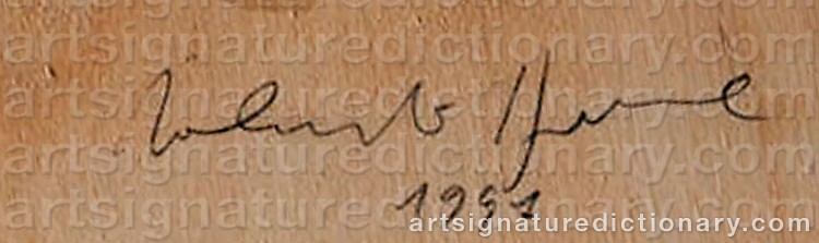 Authentic signature by Rolando DEVAL on  artwork