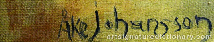 Signature by Åke JOHANSSON