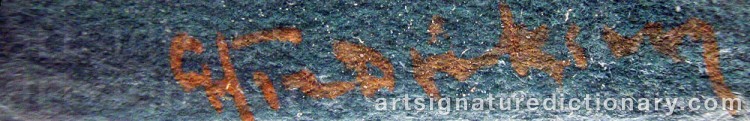 Signature by Gustav FREDRIKSSON