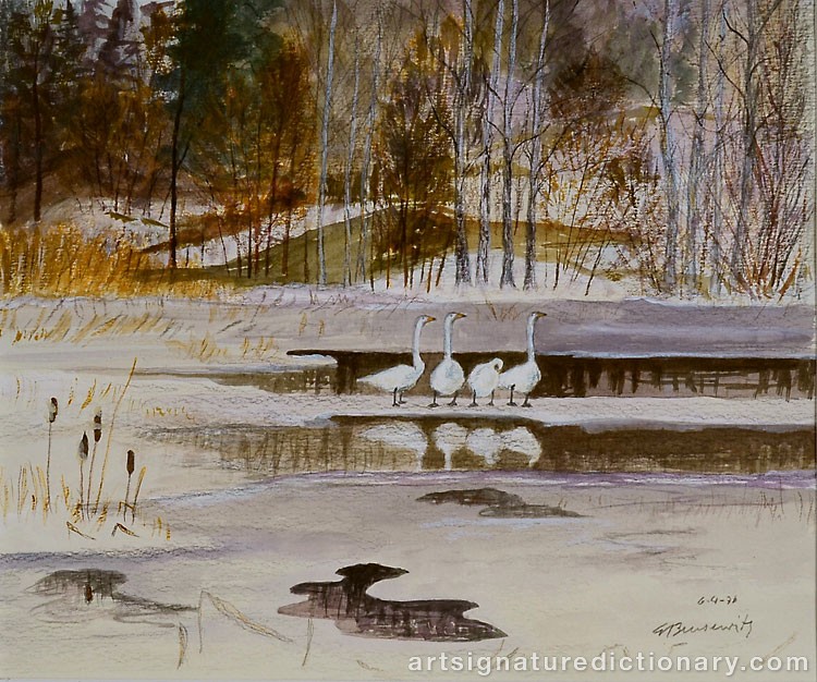 Close-up details showing Gunnar BRUSEWITZ signature forgery characteristics