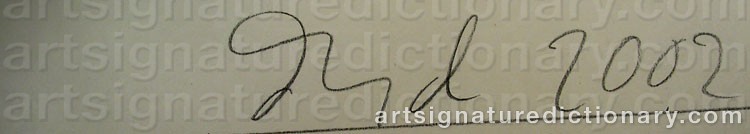 Signature by Björn ‘Dawid’ DAWIDSSON