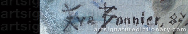 Signature by Eva BONNIER