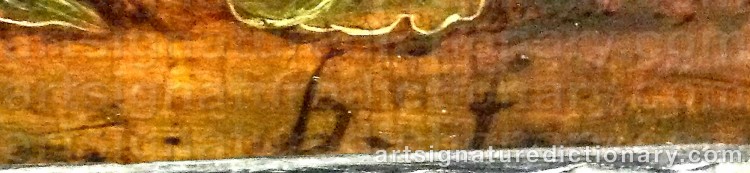 Authentic signature by Jan The Elder BRUEGHEL on Painting/Watercolour artwork