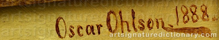 Signature by Oscar OHLSON