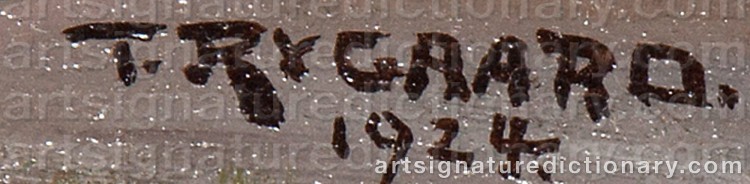 Signature by Thorvald RYGAARD