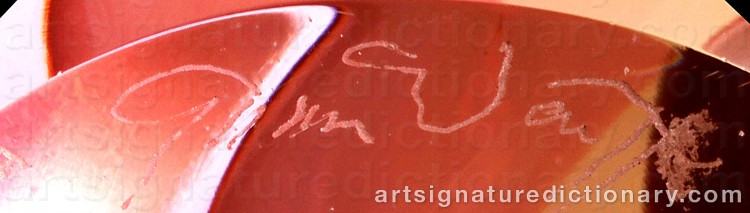 Signature by Göran WÄRFF