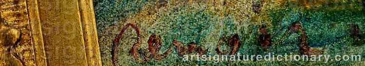Signature by Pierre Auguste RENOIR
