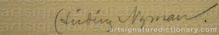 Signature by Hilding NYMAN