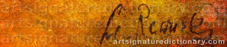 Signature by Lech RZEWUSKI