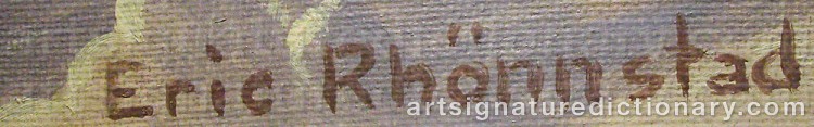 Signature by Eric RHÖNNSTAD