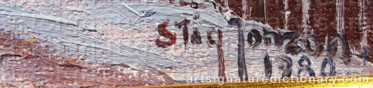 Signature by Stig JONZON