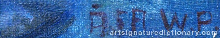 Signature by Åsa WALLERT-PIERROU