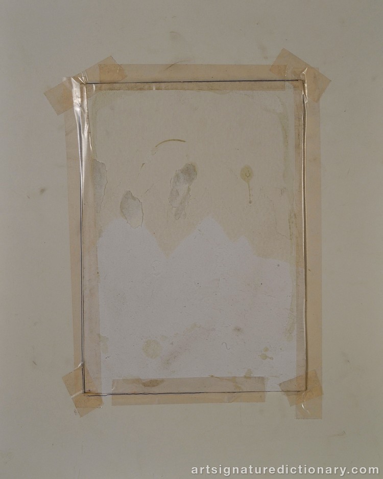 Close-up details showing Nina Osipovna KOGAN signature forgery characteristics