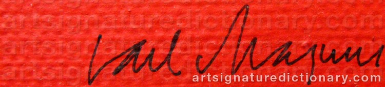 Signature by Carl MAGNUS