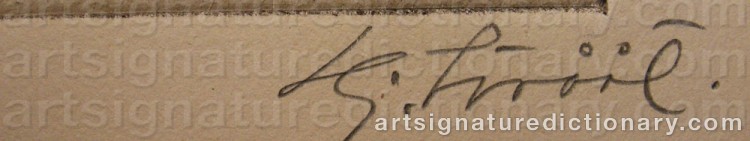 Signature by Hjalmar STRÅÅT