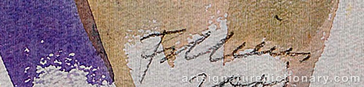 Signature by Rainer FETTING