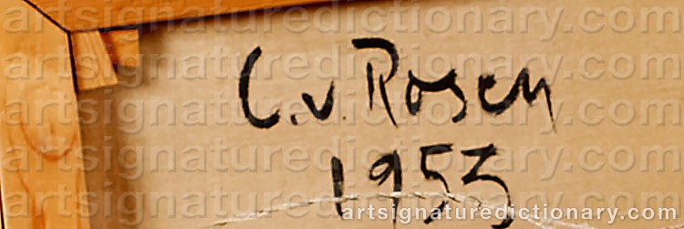 Signature by Christer Von ROSEN