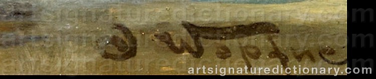 Authentic signature by Josef WOPFNER on Painting/Watercolour artwork