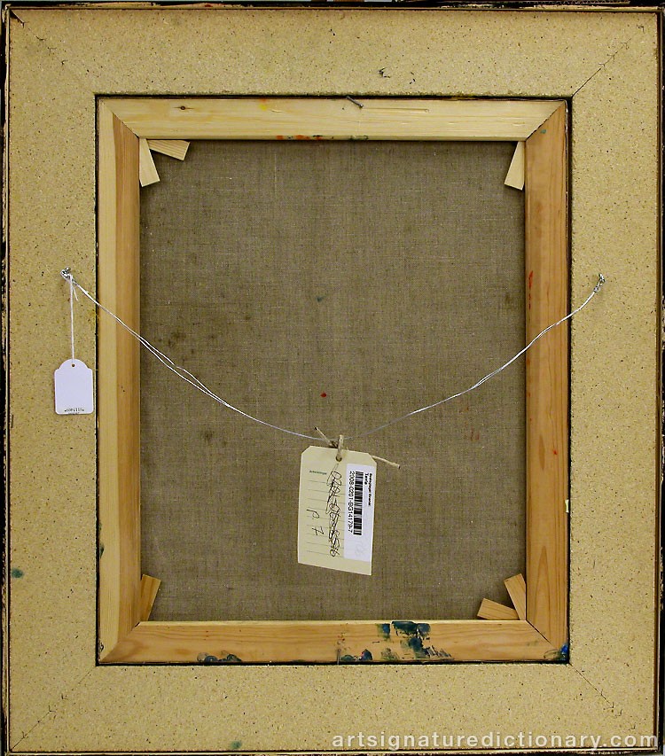 Close-up details showing Bengt LINDSTRÖM signature forgery characteristics