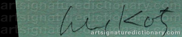 Signature by Alex KATZ