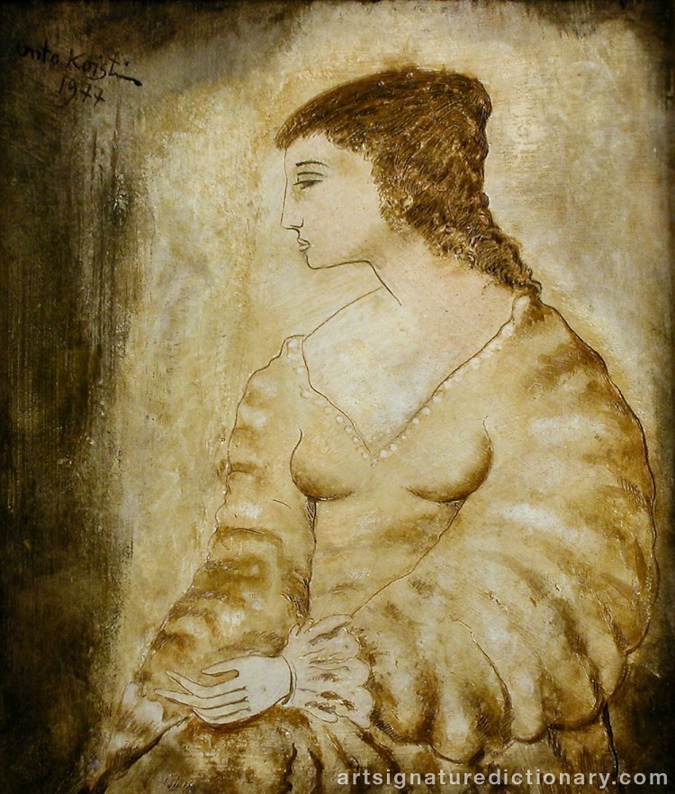 Close-up details showing Unto KOISTINEN signature forgery characteristics