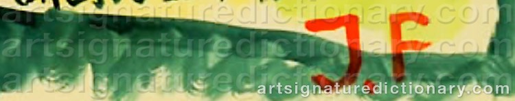 Authentic signature by Jonny FORSSTRÖM on Painting/Watercolour artwork