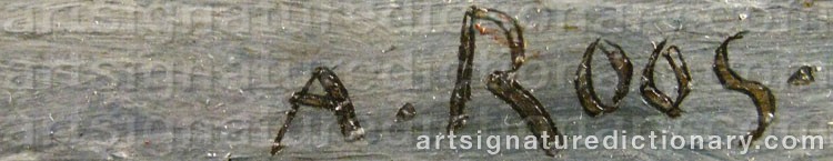 Signature by Alexander ROOS