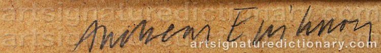 Signature by Andreas ERIKSSON