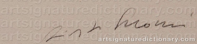 Authentic signature by Risto SUOMI on Painting/Watercolour artwork