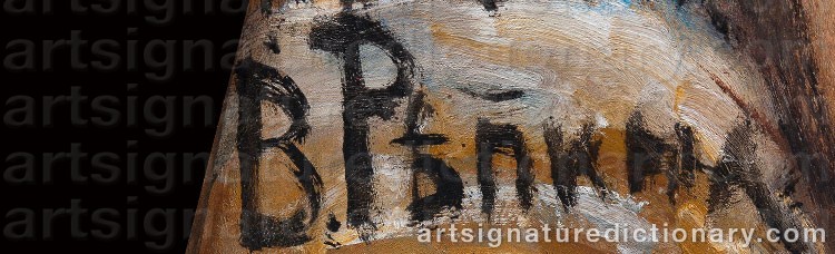 Authentic signature by Vera REPINA on  artwork