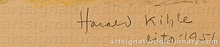 Signature by Harald Olai KIHLE