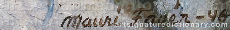 Signature by Mauri FAVÉN