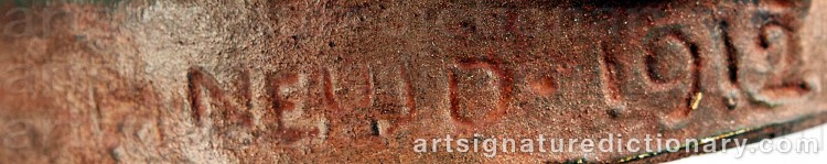 Signature by Herman NEUJD
