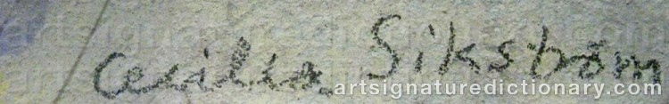 Signature by Cecilia SIKSTRÖM