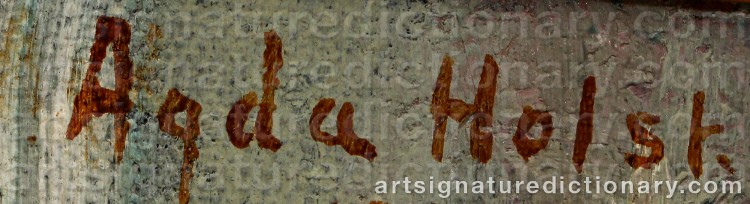Signature by Agda HOLST