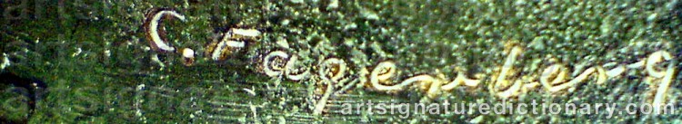 Signature by Carl FAGERBERG