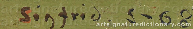 Signature by Sigfrid ‘Sigfrid S.’ SÖDERGREN