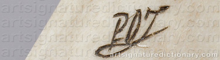 Authentic signature by Per-Ola (Sami Artist) JÖNESTÅL on Other artwork